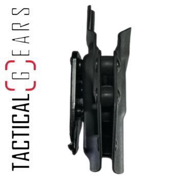BLACK TRIDENT® "THOR" G17/19 GEN3-4 OWB HOLSTER RECHTSHÄNDIG SCHWARZ
